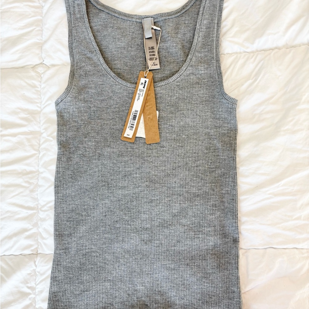 Skims NWT Soft Lounge Tank XS Grey